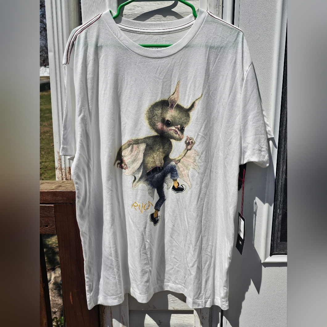 Rvca Bat Boy T-Shirt Mens Xxl Artist Network Matt Gordon Rare Design